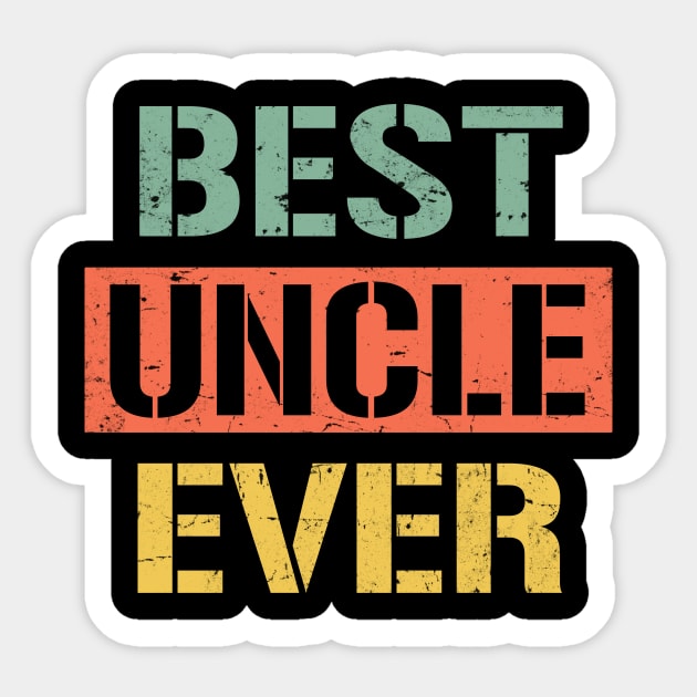 uncle best uncle ever Sticker by Bagshaw Gravity